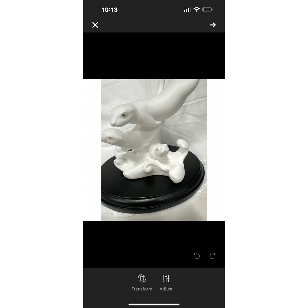 Lenox 1993 Otter Escapade Figurine -- EUC‎